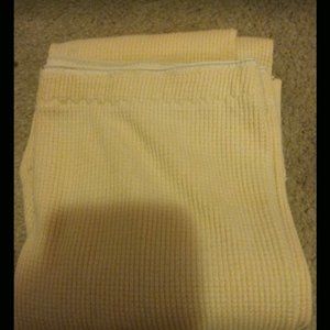 Kids Unisex Light Yellow Thermal Wear Underwear Pants Size XL 16-18